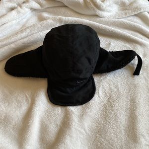 Vintage NIKE Black Trapper Hat